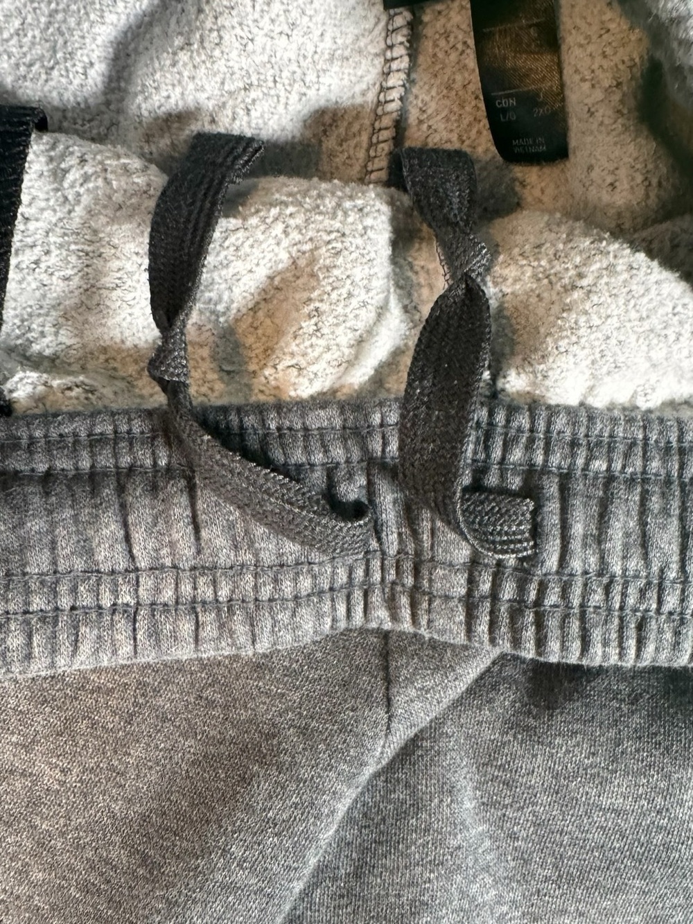 Adidas Men's Jogger Sweatpants Gray 3 Stripe Fleece Lined Athletic Pants Large - Picture 8 of 11